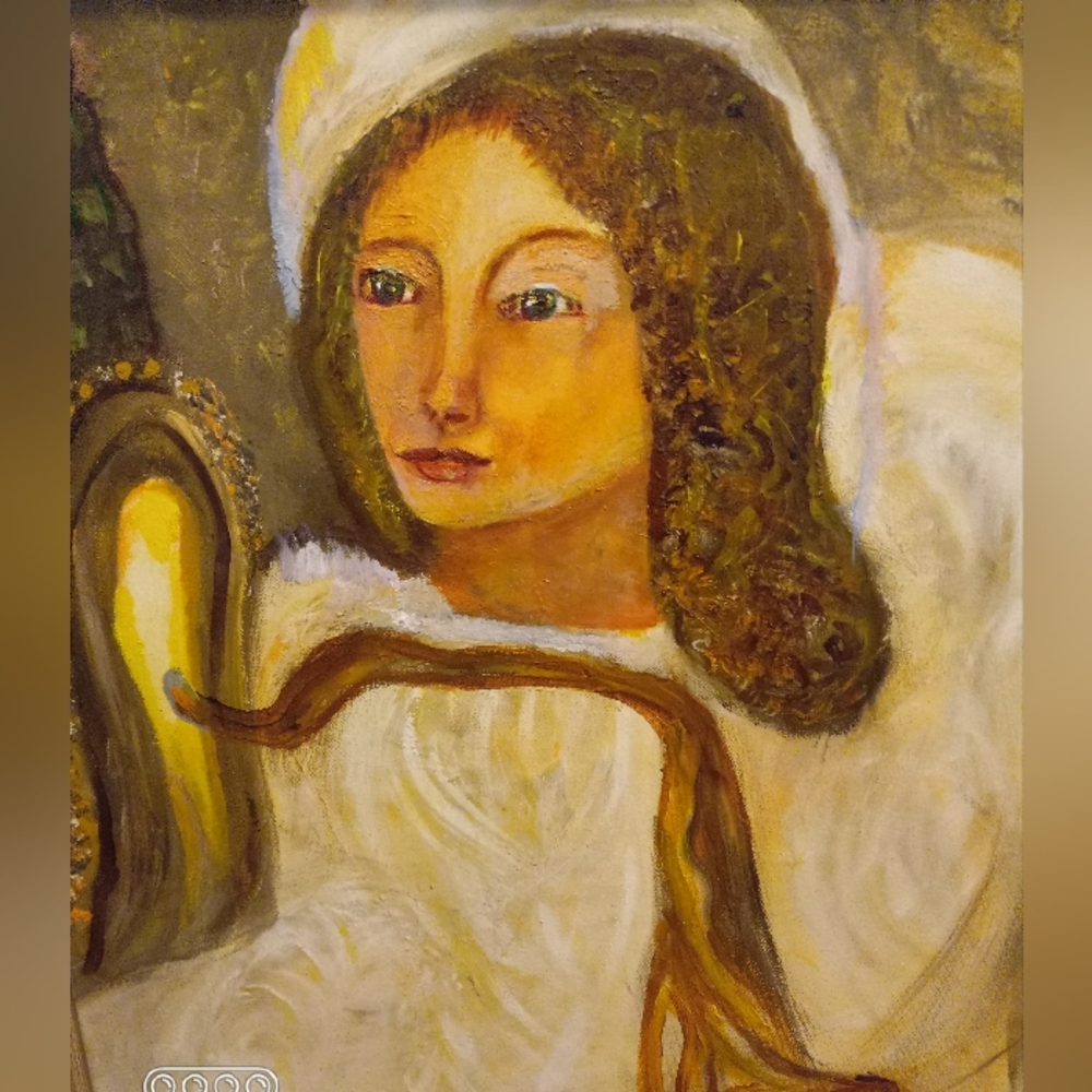 Original Oil Painting 21" X 24 " - Picture 4 of 5